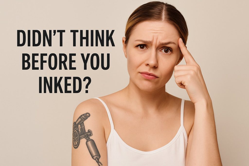 Black ink tattoo removal Coeur d'Alene
